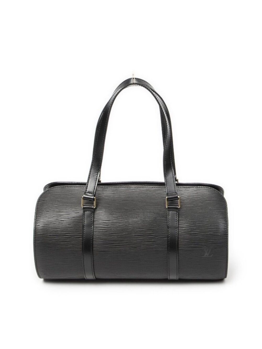 Louis Vuitton Soufflot Black Epi Handbag
